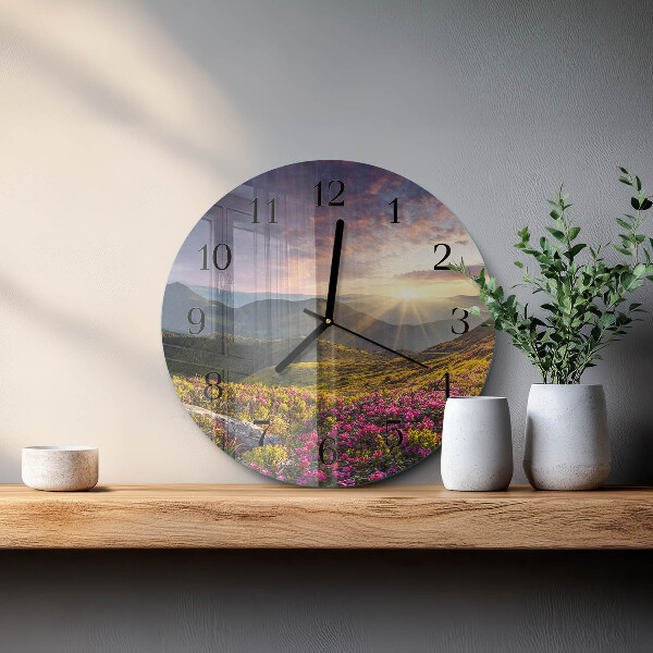 Orologio rotondo Paesaggio