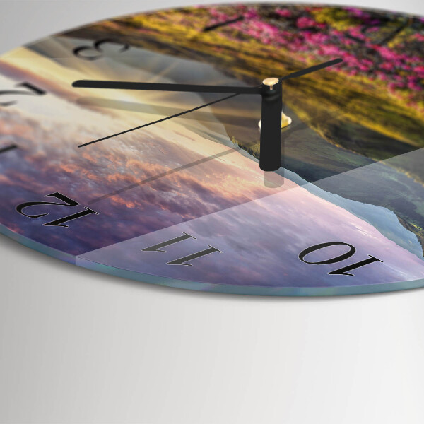 Orologio rotondo Paesaggio