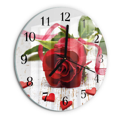 Orologio rotondo Rosa
