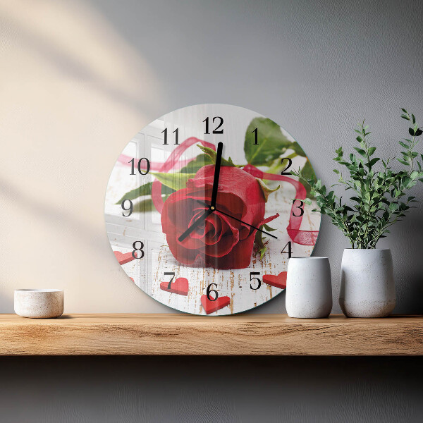 Orologio rotondo Rosa
