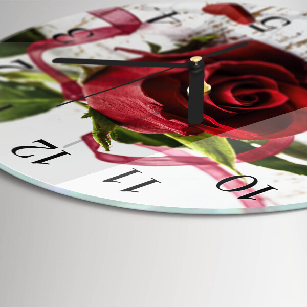 Orologio rotondo Rosa