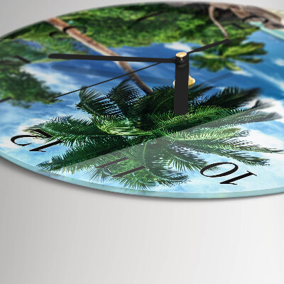 Orologio rotondo Palme