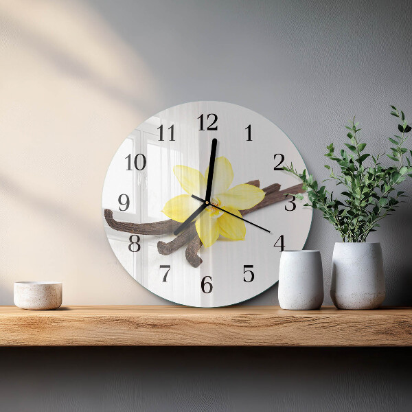 Orologio rotondo Orchidea Vaniglia