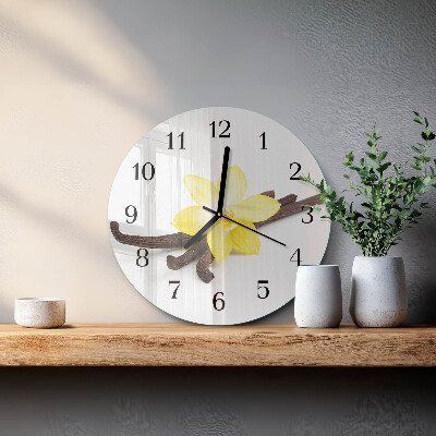 Orologio rotondo Orchidea Vaniglia