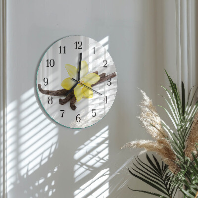Orologio rotondo Orchidea Vaniglia