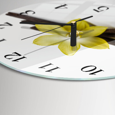 Orologio rotondo Orchidea Vaniglia