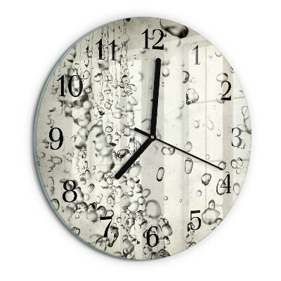 Orologio rotondo Gocce