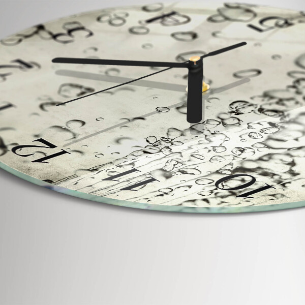 Orologio rotondo Gocce