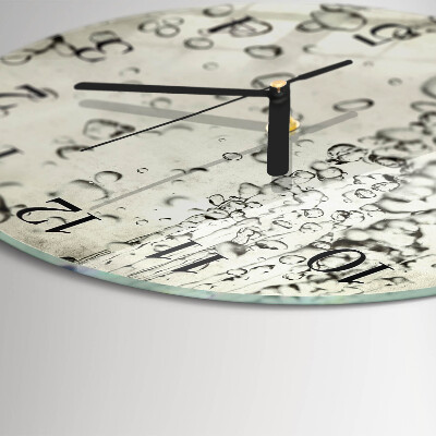 Orologio rotondo Gocce