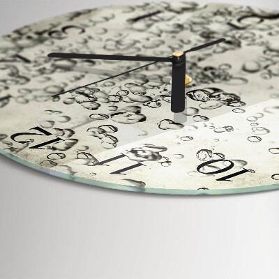 Orologio rotondo Gocce