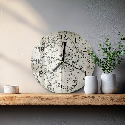 Orologio rotondo Gocce