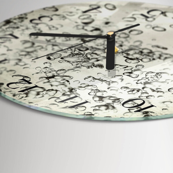 Orologio rotondo Gocce