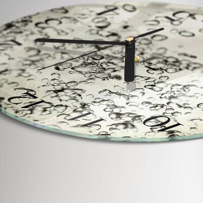 Orologio rotondo Gocce