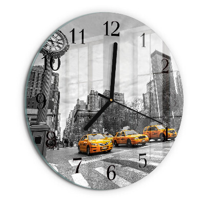 Orologio rotondo Taxi