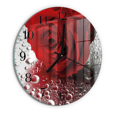 Orologio rotondo Rosa