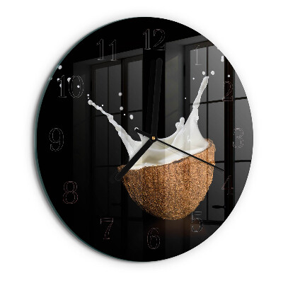 Orologio rotondo Noce di cocco