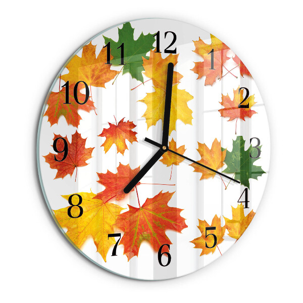 Orologio rotondo Foglie