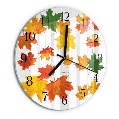 Orologio rotondo Foglie