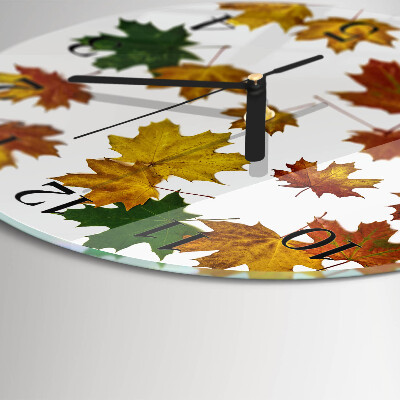 Orologio rotondo Foglie