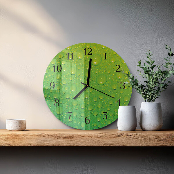 Orologio rotondo Gocce