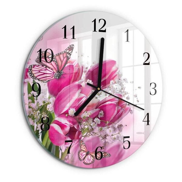 Orologio rotondo Farfalla