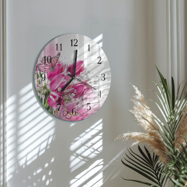 Orologio rotondo Farfalla