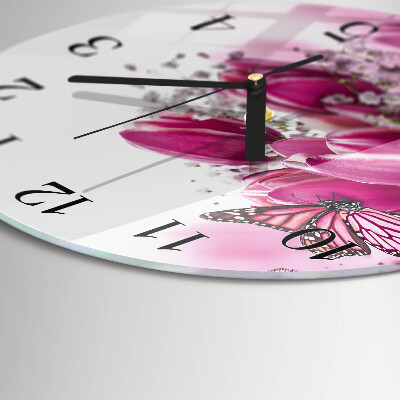 Orologio rotondo Farfalla