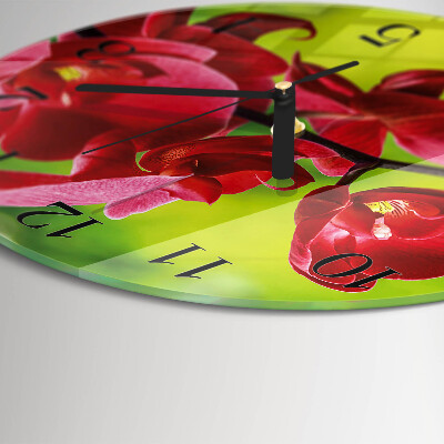 Orologio rotondo Orchidea
