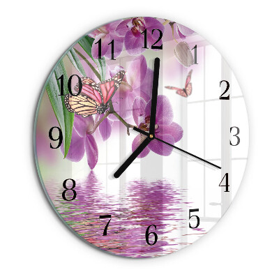 Orologio rotondo Farfalle