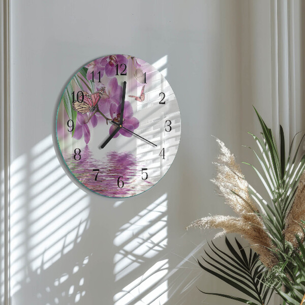 Orologio rotondo Farfalle
