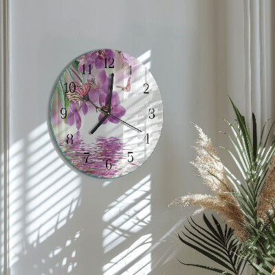 Orologio rotondo Farfalle