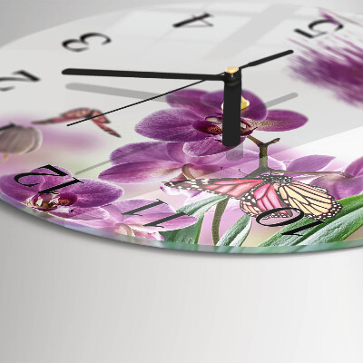 Orologio rotondo Farfalle