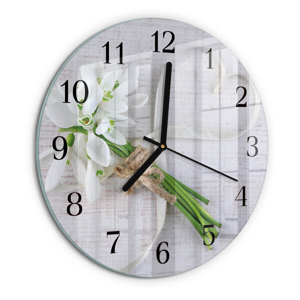 Orologio rotondo Bouquet di fiori