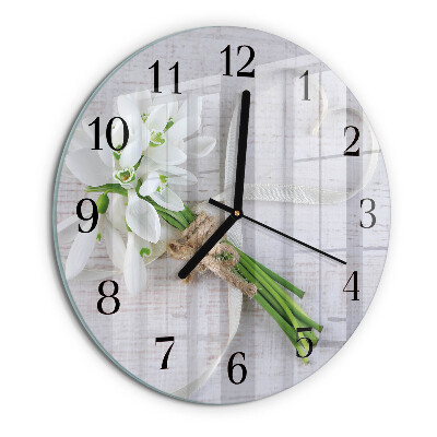 Orologio rotondo Bouquet di fiori