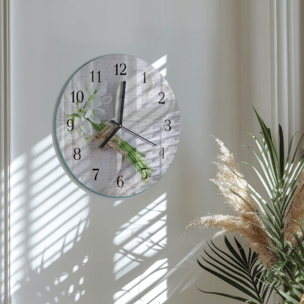 Orologio rotondo Bouquet di fiori