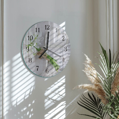 Orologio rotondo Bouquet di fiori