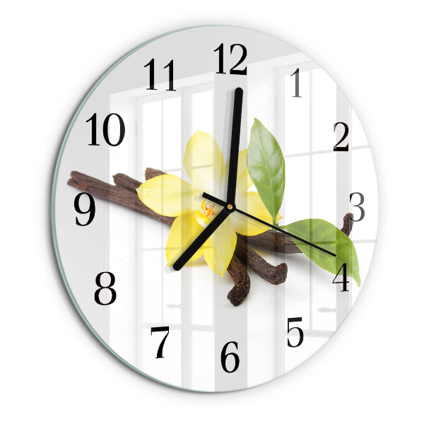 Orologio rotondo Orchidea Vaniglia