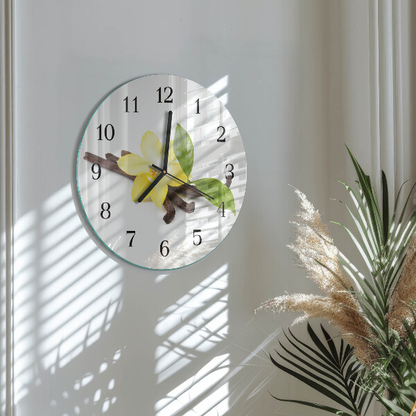 Orologio rotondo Orchidea Vaniglia