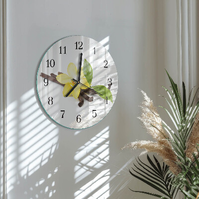 Orologio rotondo Orchidea Vaniglia