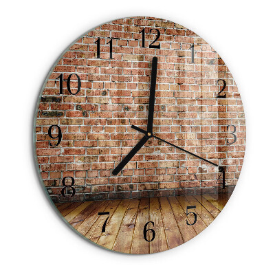 Orologio rotondo Mattone