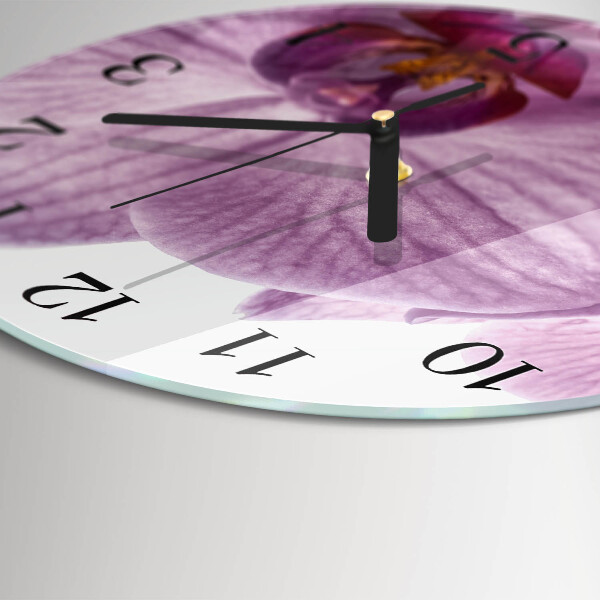 Orologio rotondo Orchidea