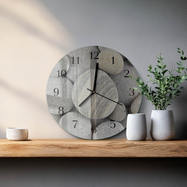 Orologio rotondo Pietre
