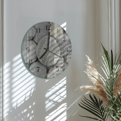 Orologio rotondo Pietre