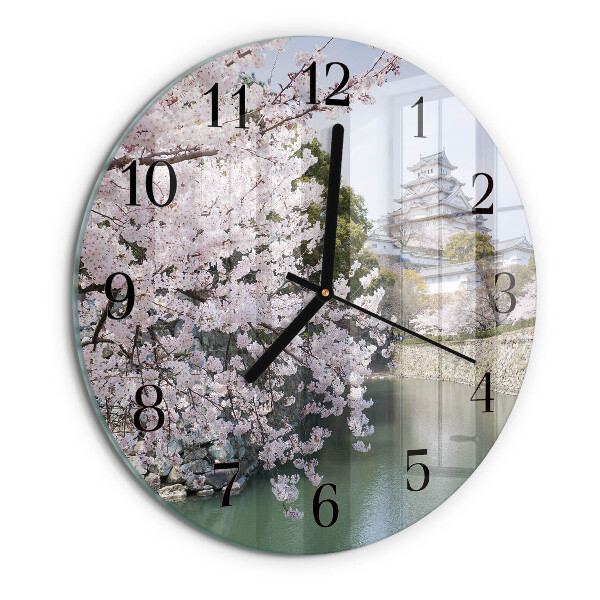Orologio rotondo Alberi di ciliegio