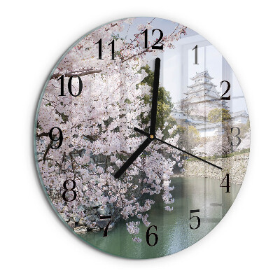 Orologio rotondo Alberi di ciliegio
