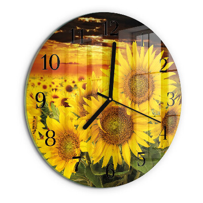 Orologio rotondo Girasoli