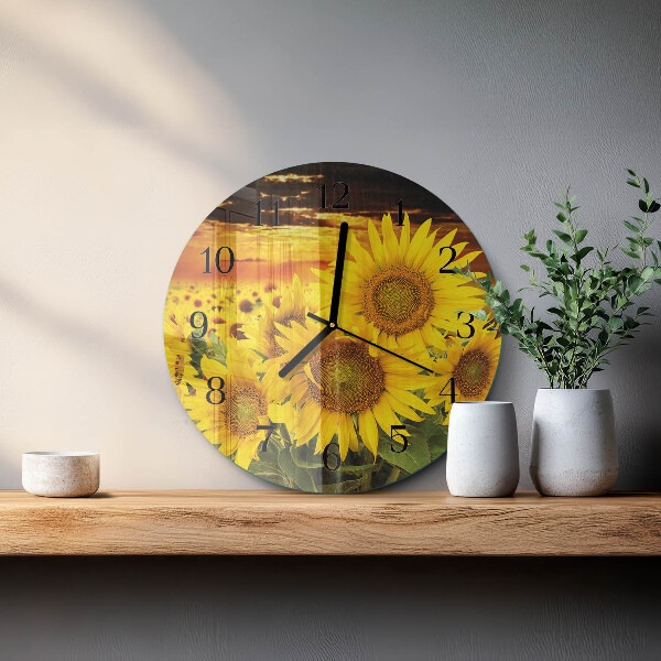 Orologio rotondo Girasoli