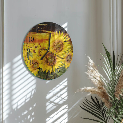 Orologio rotondo Girasoli