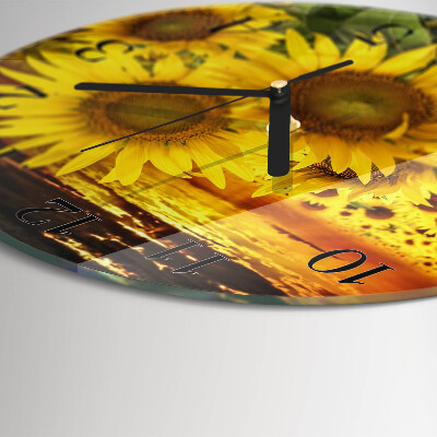 Orologio rotondo Girasoli