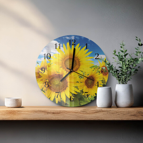 Orologio rotondo Girasoli